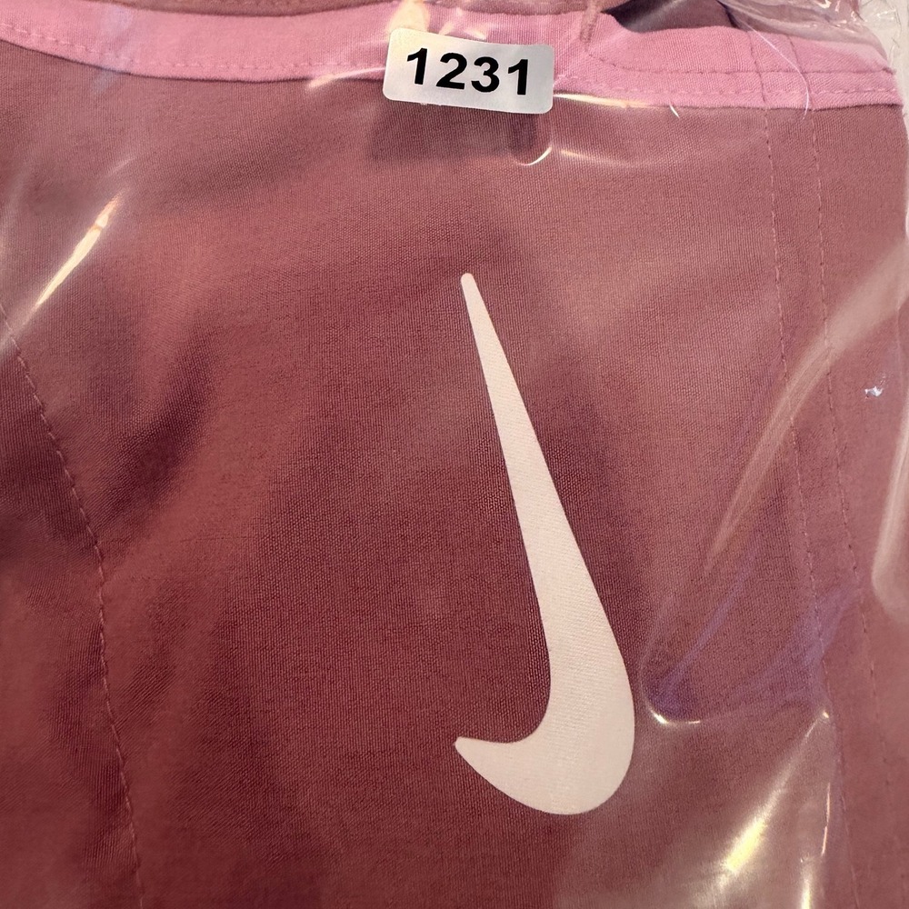 Nike Mens Dri-FIT Mauve Pink Athletic Running Shorts Large 5 Inch Inseam - Picture 7 of 7